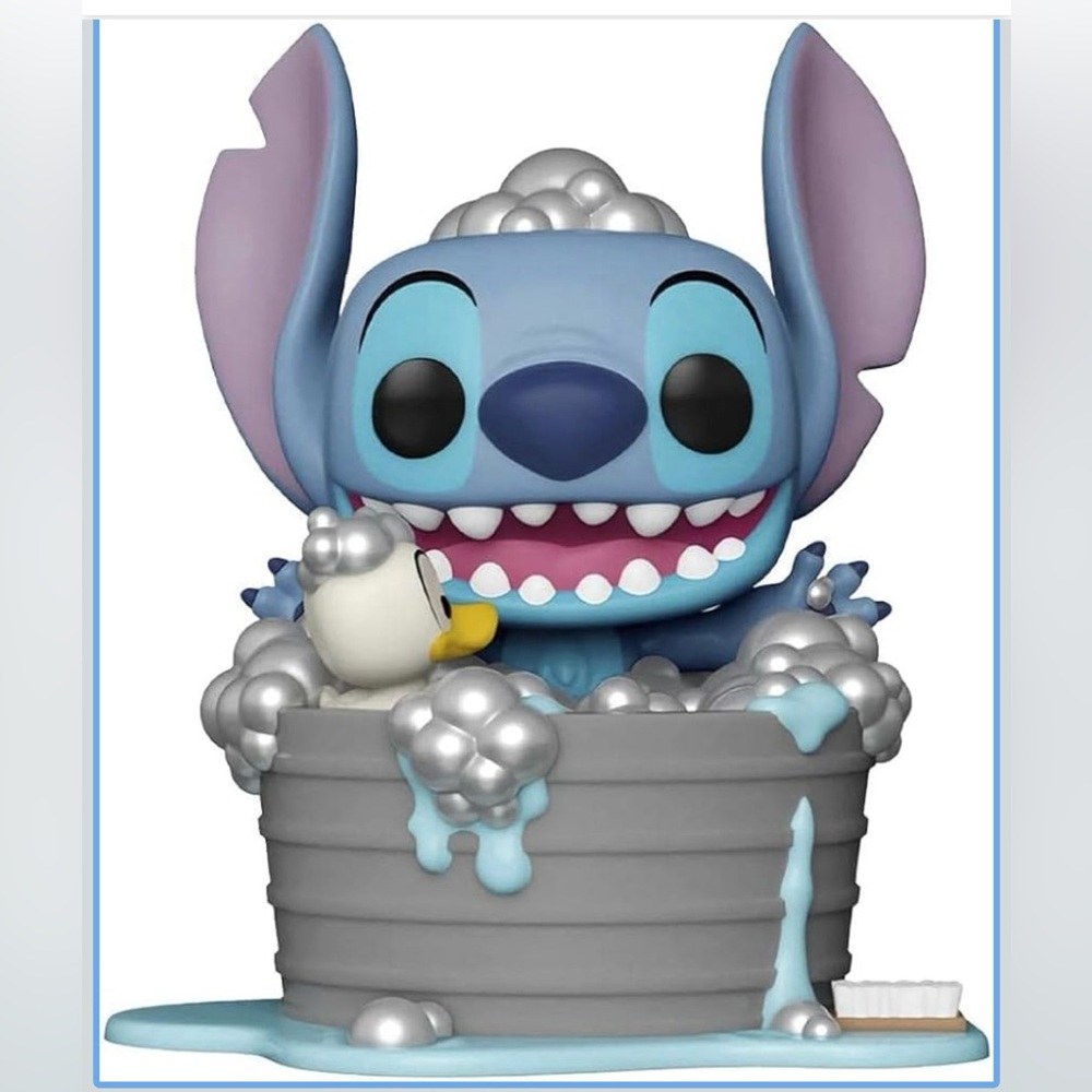 Funko Pop Disney Stitch and Beast Figures